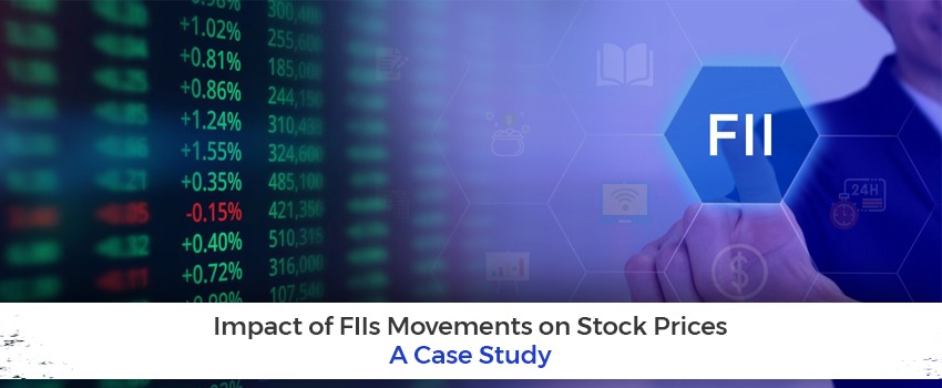 impact of fiis movements on stock prices a case study