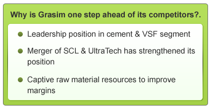 Grasim Industries Other advantages