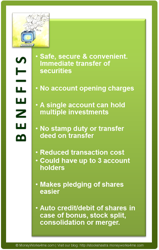 Benefits of a demat account