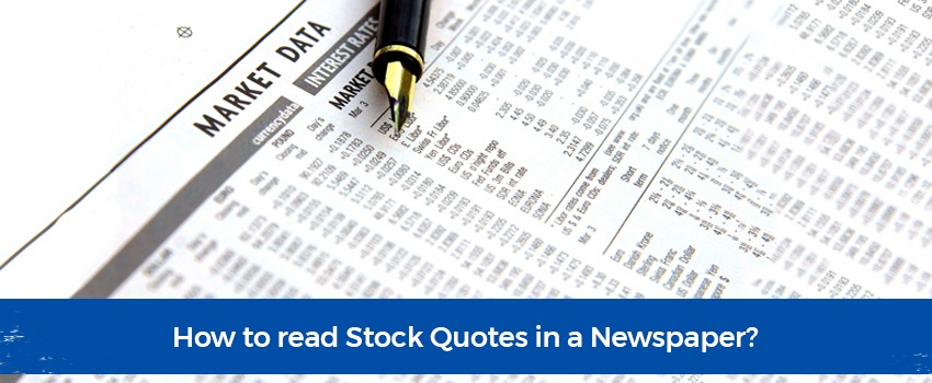 how to read stock quotes in a newspaper