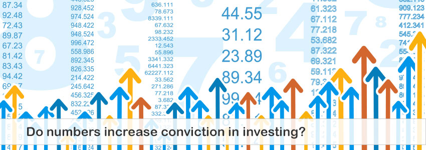 Do numbers increase conviction in investing?