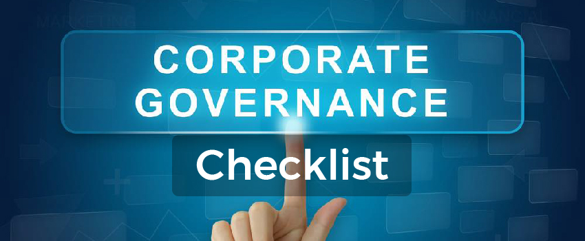 corporate governance checklist