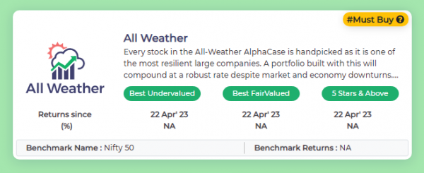 All Weather Stocks - Case