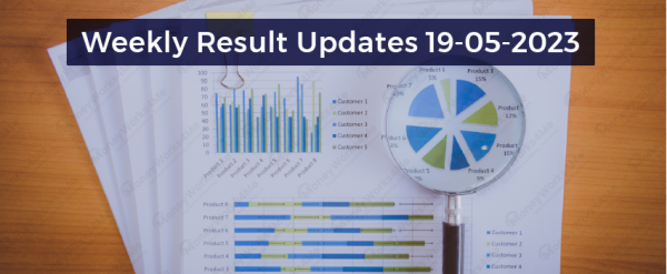 Weekly Result Updates 19-05-2023